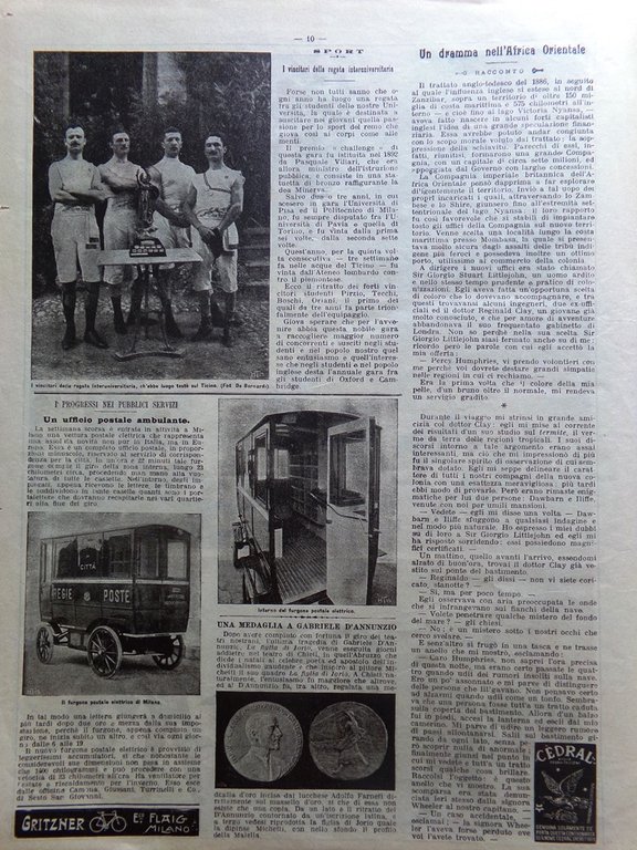 La Domenica del Corriere 26 Giugno 1904 Regina Elena Melegnano …