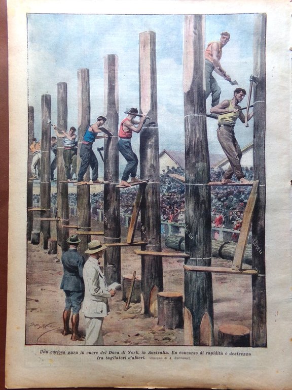 La Domenica del Corriere 26 Giugno 1927 Nuvolari Nozze Marconi …