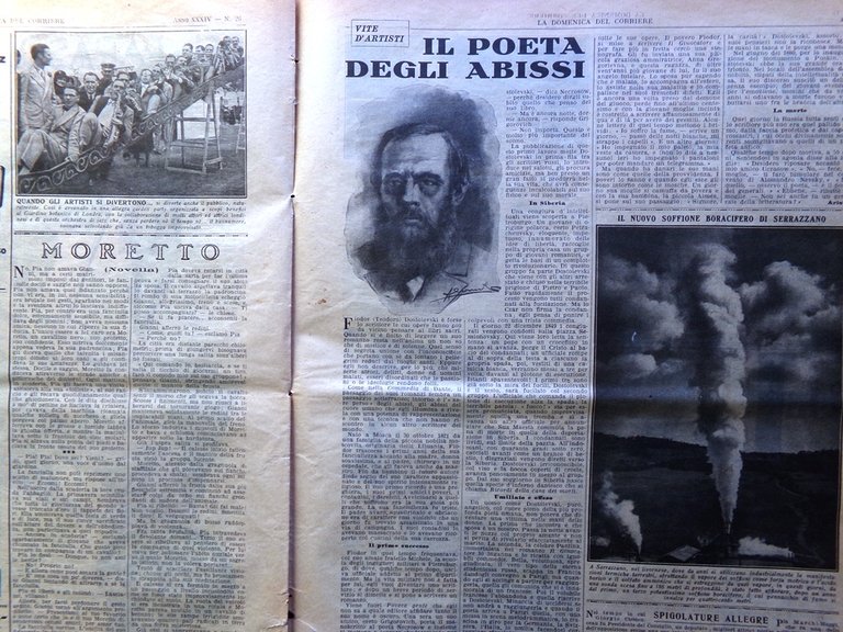 La Domenica del Corriere 26 Giugno 1932 Dostoevskij Artiglio Petrolio … | Immagine Gallery 11