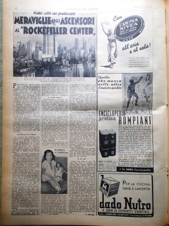 La Domenica del Corriere 26 Giugno 1938 Spagna Rossi Rockefeller … | Immagine Gallery 4