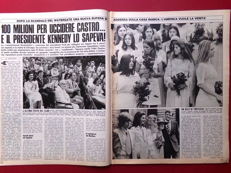 La Domenica del Corriere 26 Giugno 1975 Kennedy Verona Le …