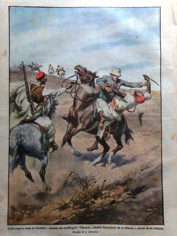 La Domenica del Corriere 26 Luglio 1914 WW1 Alberobello Eritrea …