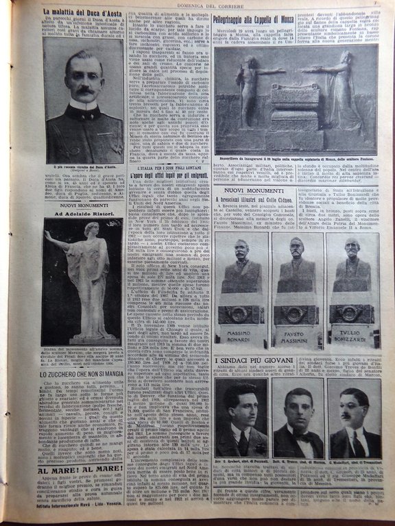La Domenica del Corriere 26 Luglio 1914 WW1 Alberobello Eritrea …