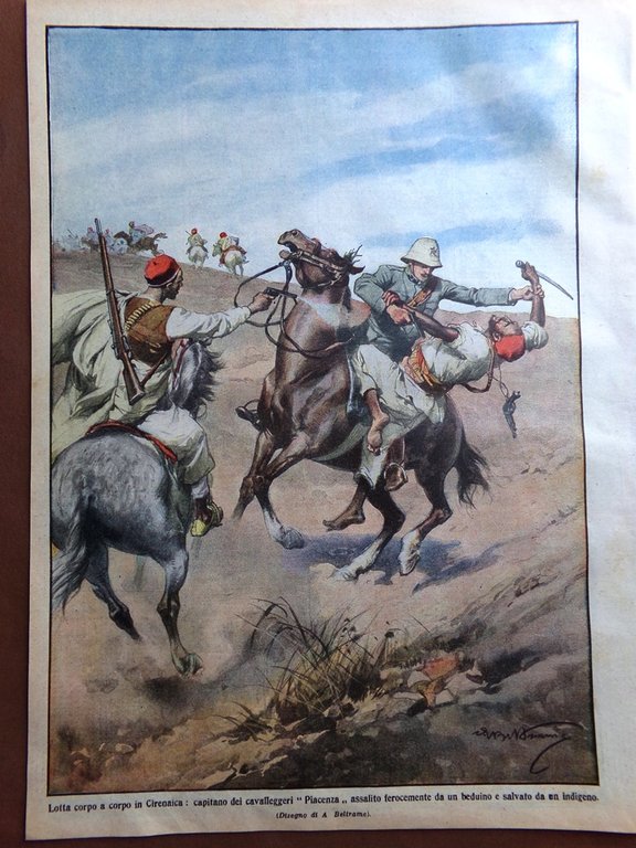 La Domenica del Corriere 26 Luglio 1914 WW1 Alberobello Eritrea …