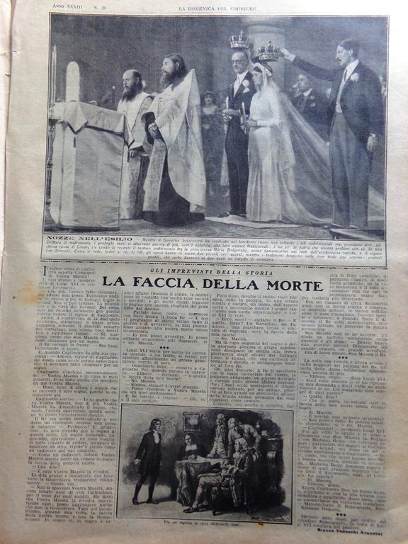 La Domenica del Corriere 26 Luglio 1931 Vinai Londra Isola …