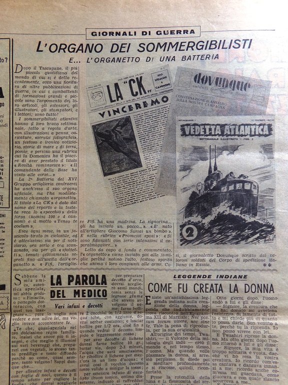 La Domenica del Corriere 26 Luglio 1942 WW2 Deserto Egitto …