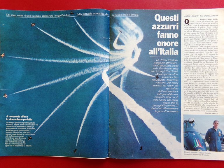 La Domenica del Corriere 26 Luglio 1986 Fantasmi Frecce Medjugorje …