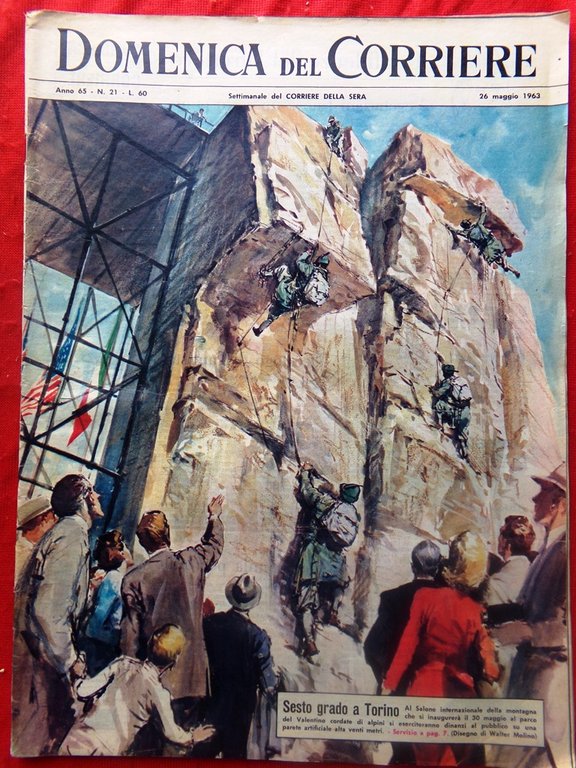 La Domenica del Corriere 26 Maggio 1963 Torino Mazzola Spazio … | Immagine Gallery 1