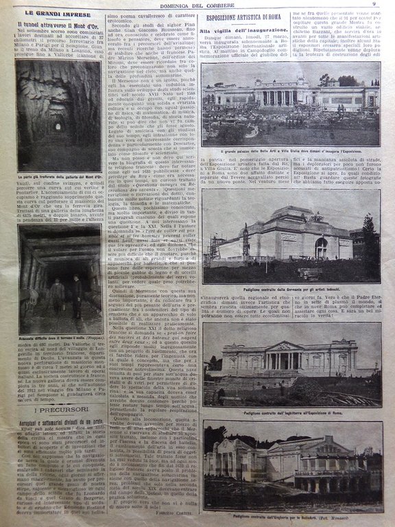 La Domenica del Corriere 26 Marzo 1911 Anniversario Unità d'Italia …