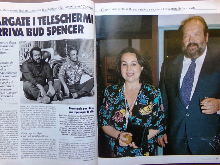La Domenica del Corriere 26 Marzo 1987 Commodore Bud Spencer …