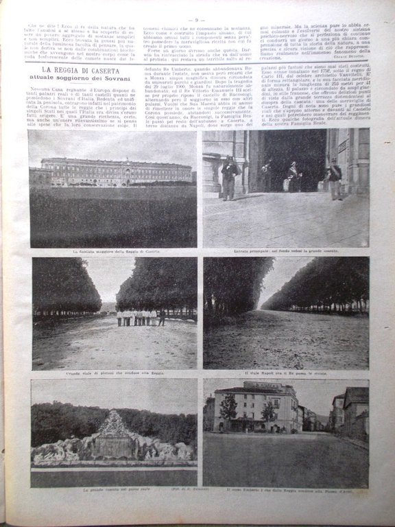 La Domenica del Corriere 26 Novembre 1905 Elettricità Reggia Caserta …