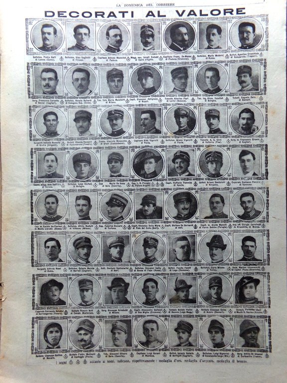 La Domenica del Corriere 26 Novembre 1916 WW1 Macchi Buffa …