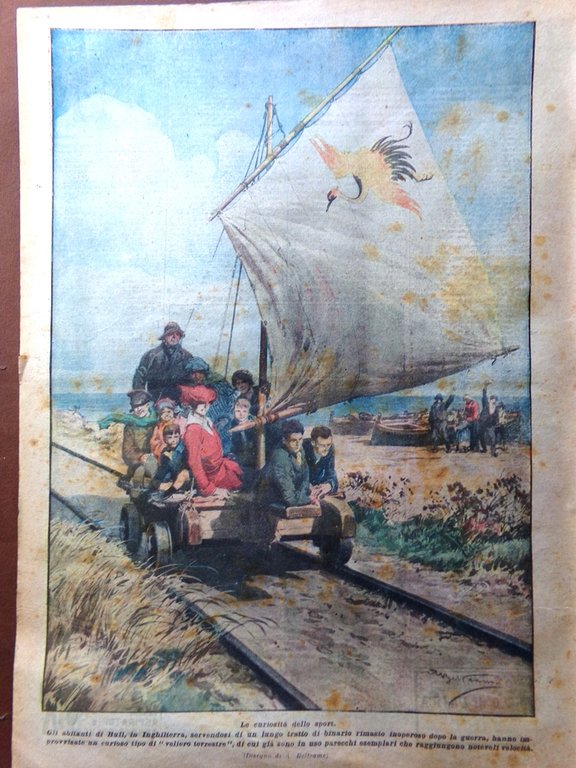 La Domenica del Corriere 26 Novembre 1922 San Donà Cacciatori …