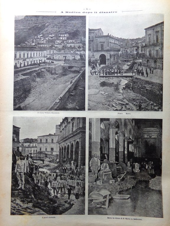 La Domenica del Corriere 26 Ottobre 1902 Modica Bradski Fiera …