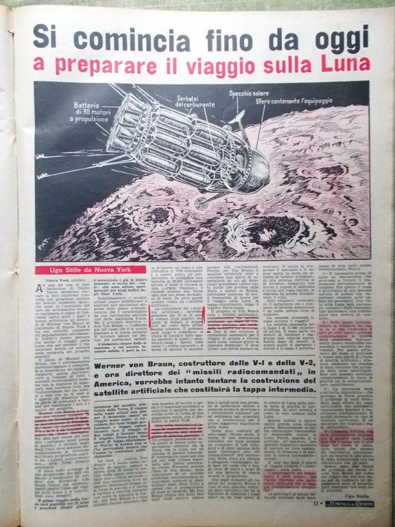 La Domenica del Corriere 26 Ottobre 1952 Cane Parlante Guglielmo … | Immagine Gallery 4