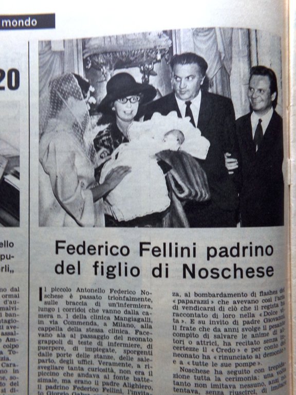 La Domenica del Corriere 26 Settembre 1965 Faccetta Nera Fellini … | Immagine Gallery 2