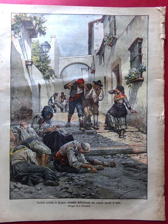 La Domenica del Corriere 27 Agosto 1905 Carestia in Spagna … | Immagine Gallery 3