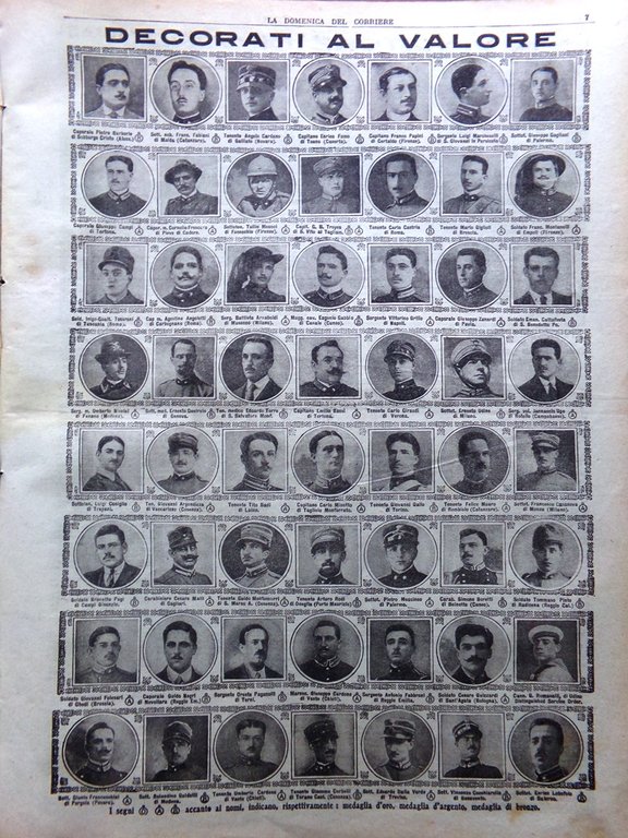 La Domenica del Corriere 27 Agosto 1916 WW1 Battaglia Gorizia …