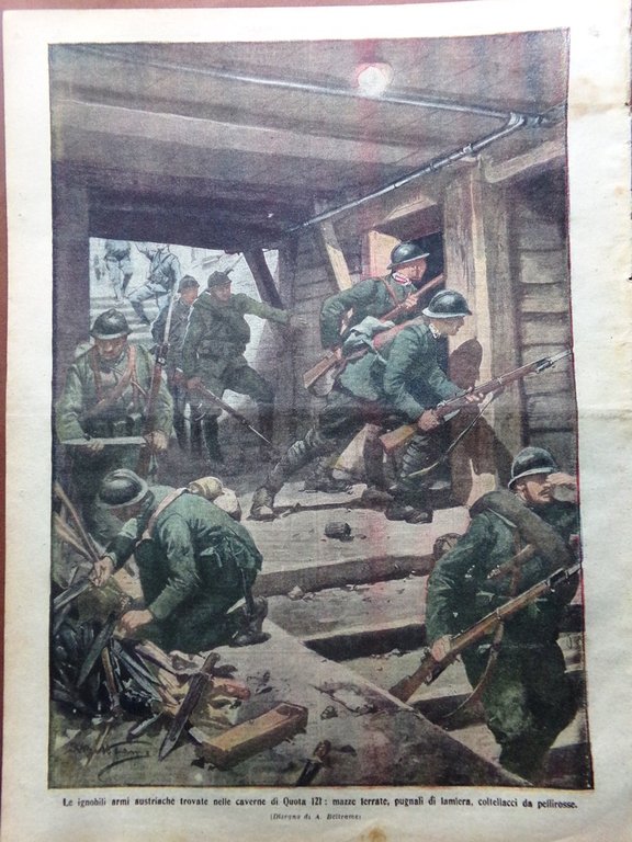 La Domenica del Corriere 27 Agosto 1916 WW1 Battaglia Gorizia …