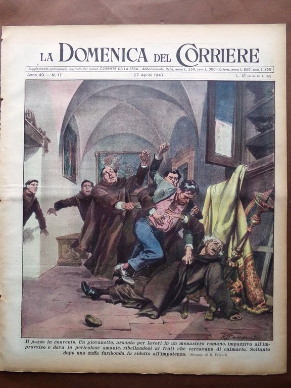 La Domenica del Corriere 27 Aprile 1947 XC-99 Budapest Guadagni … | Immagine Gallery 1