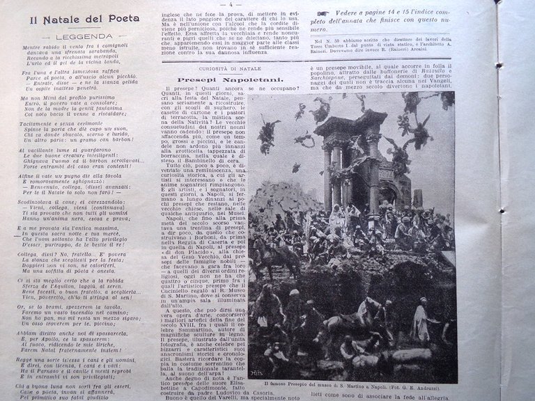 La Domenica del Corriere 27 Dicembre 1903 Natale Russia Mugik …