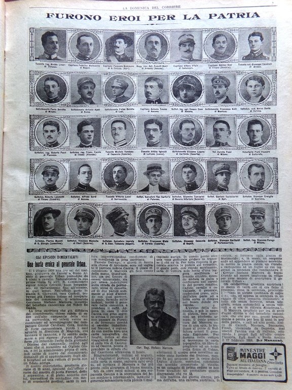 La Domenica del Corriere 27 Febbraio 1916 WW1 Bagdad Ciechi …