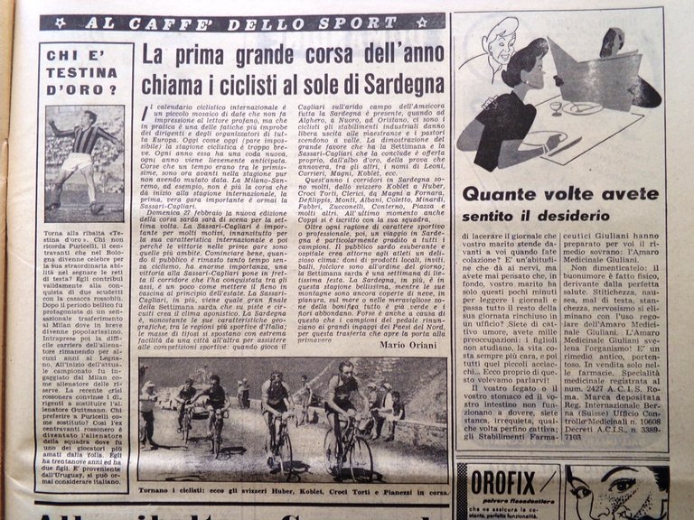 La Domenica del Corriere 27 Febbraio 1955 Uomo Piltdown Petrolio …