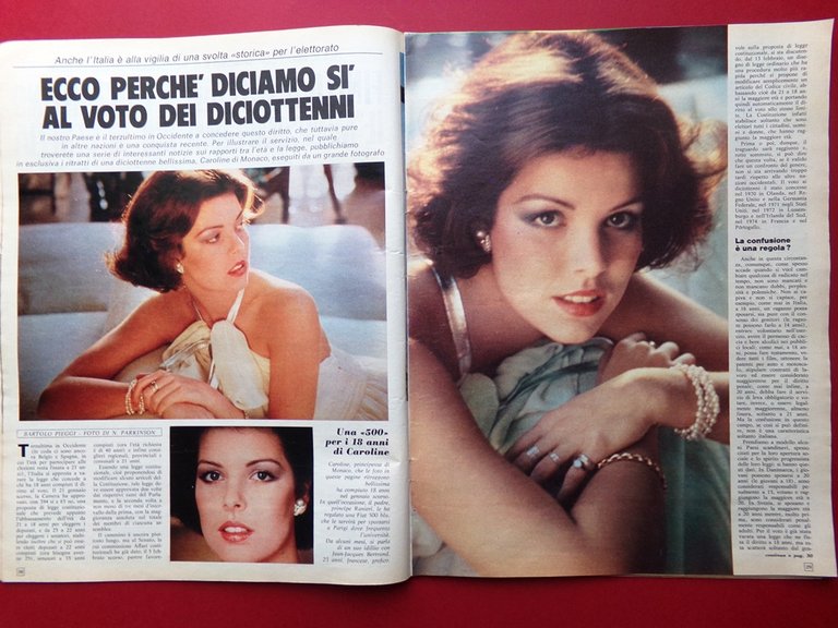 La Domenica del Corriere 27 Febbraio 1975 Violenza Stadi Carolina …