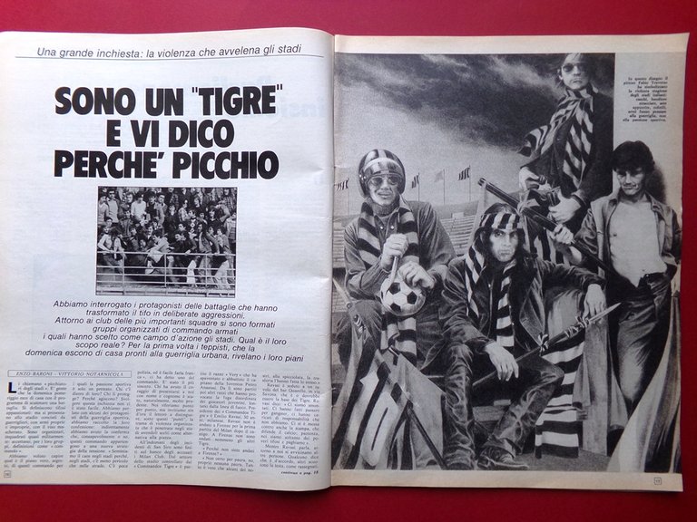 La Domenica del Corriere 27 Febbraio 1975 Violenza Stadi Carolina …