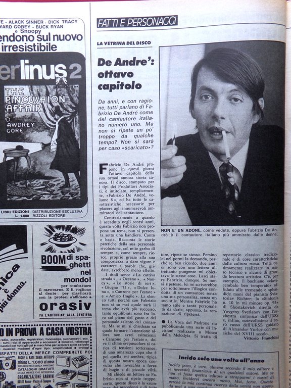 La Domenica del Corriere 27 Febbraio 1975 Violenza Stadi Carolina …