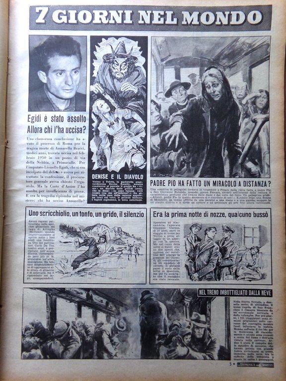 La Domenica del Corriere 27 Gennaio 1952 Rascel Dapporto Pianeti … | Immagine Gallery 2