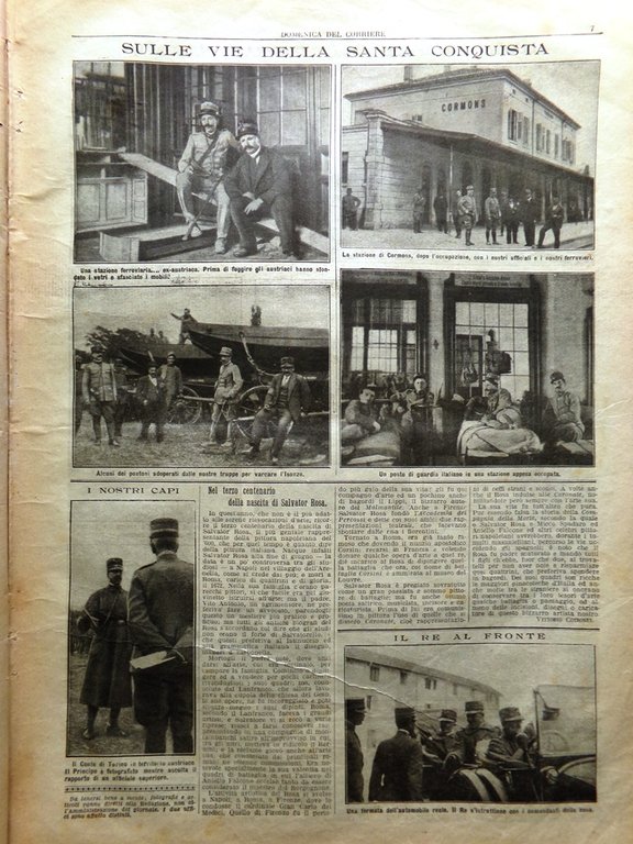La Domenica del Corriere 27 Giugno 1915 WW1 Alpini Guerra …