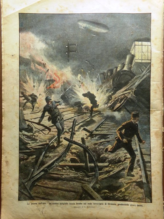 La Domenica del Corriere 27 Giugno 1915 WW1 Alpini Guerra …