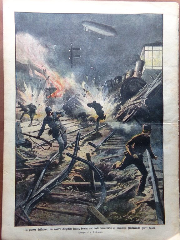 La Domenica del Corriere 27 Giugno 1915 WW1 Alpini Guerra …