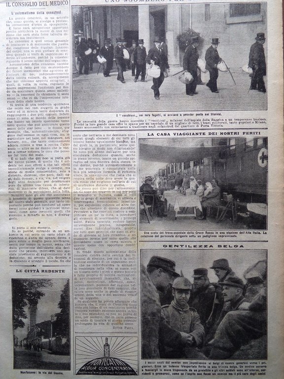 La Domenica del Corriere 27 Giugno 1915 WW1 Alpini Guerra …