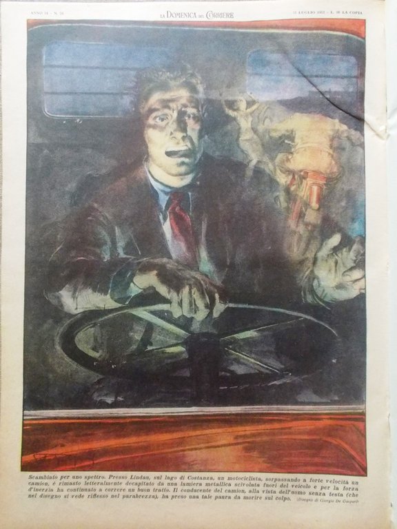 La Domenica del Corriere 27 Luglio 1952 Nautilus Appendicite Spionaggio … | Immagine Gallery 3