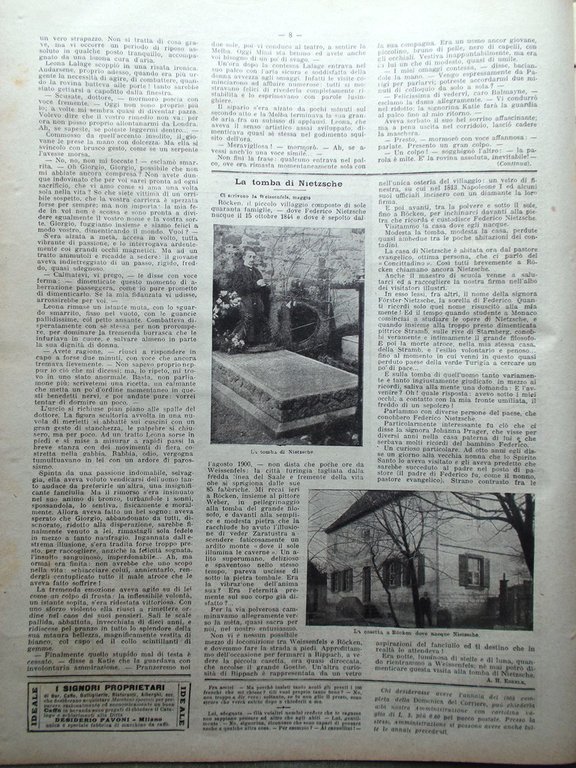 La Domenica del Corriere 27 Maggio 1906 Nietzche Comuni Vesuviani …