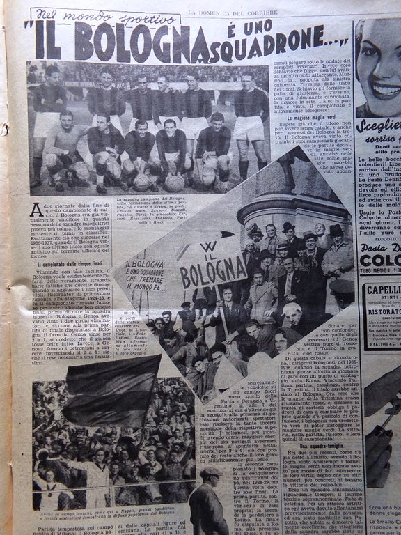 La Domenica del Corriere 27 Maggio 1939 Duce Piemonte Calcio …