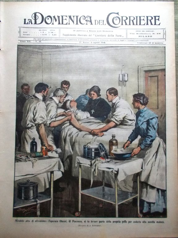 La Domenica del Corriere 27 Marzo 1910 Heyse Candiani Pasqua … | Immagine Gallery 1