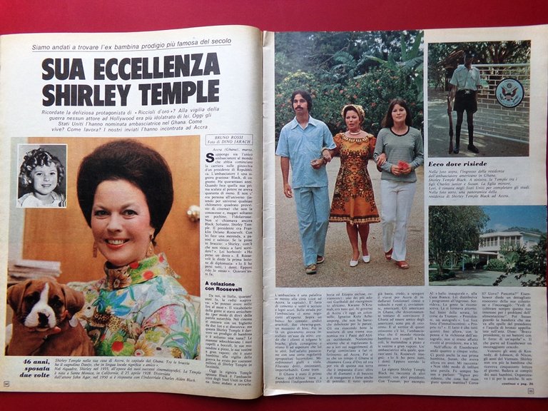 La Domenica del Corriere 27 Marzo 1975 Ghezzi Corso Shirley …