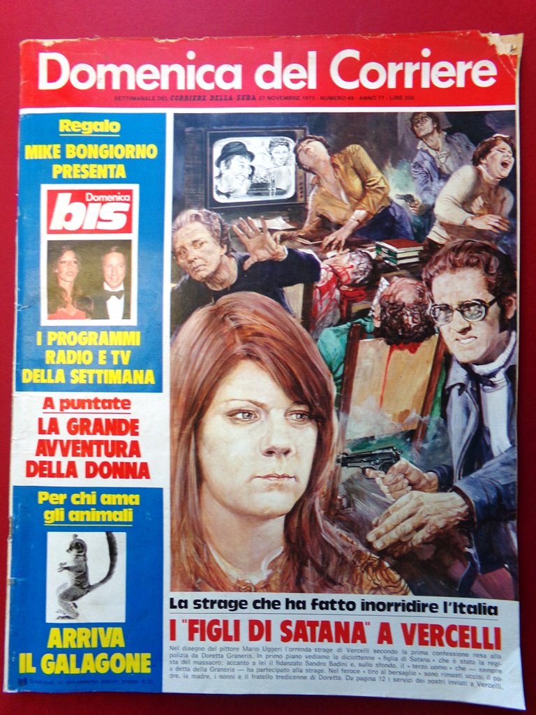 La Domenica del Corriere 27 Novembre 1975 Graneris Padrino Puskas …
