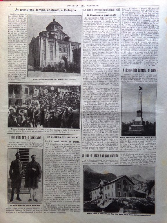 La Domenica del Corriere 27 Ottobre 1912 Pace Italo-Turca Colonie …