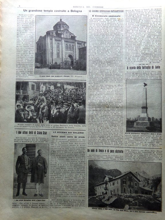 La Domenica del Corriere 27 Ottobre 1912 Pace Italo-Turca Colonie … | Immagine Gallery 14