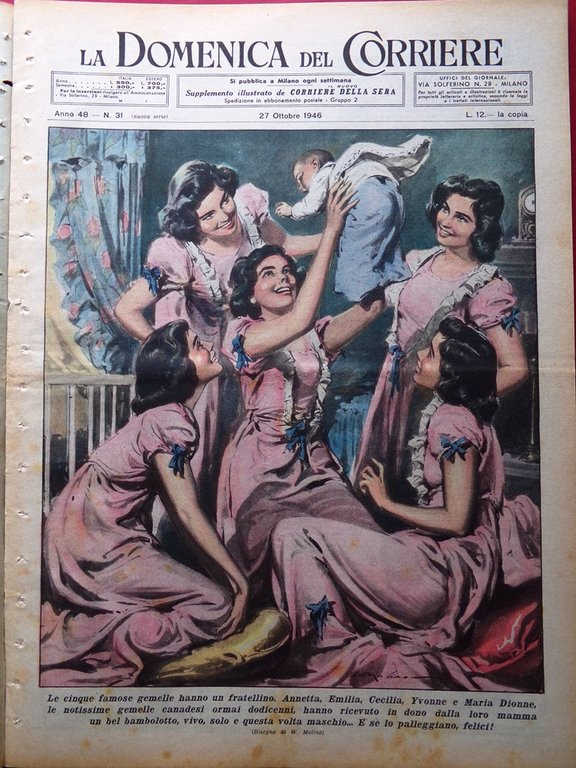 La Domenica del Corriere 27 Ottobre 1946 Goering India Deruta … | Immagine Gallery 2