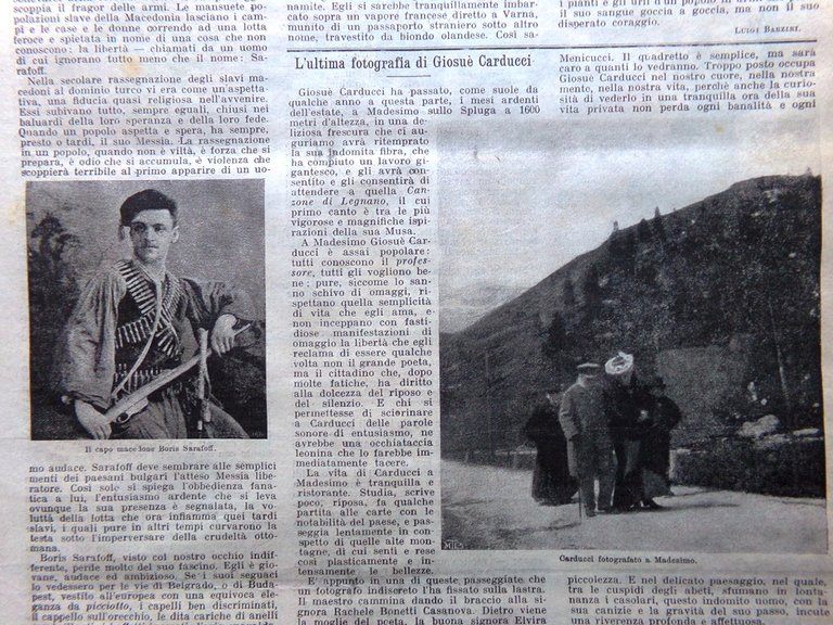 La Domenica del Corriere 27 Settembre 1903 Rivolta Macedonia Carducci …
