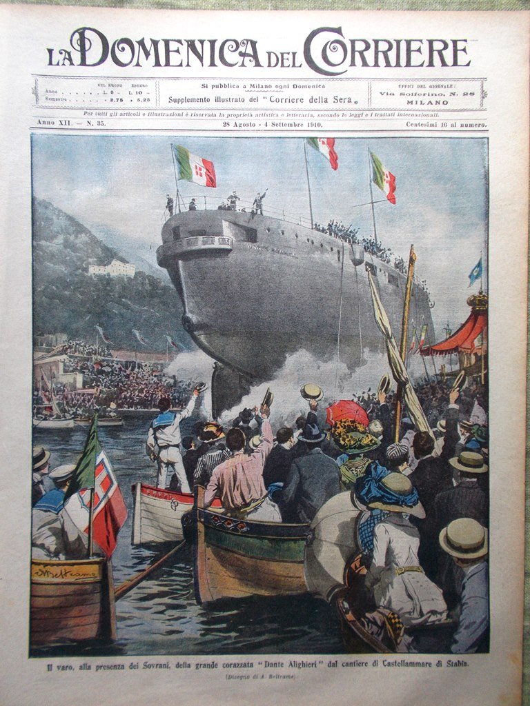 La Domenica del Corriere 28 Agosto 1910 Morte Florence Nightingale … | Immagine principale