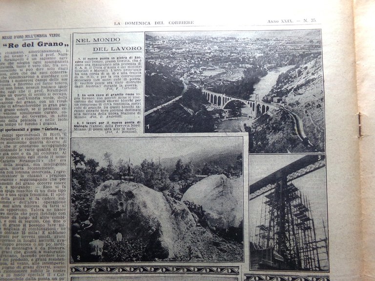 La Domenica del Corriere 28 Agosto 1927 Ponte Salcano Malnate …
