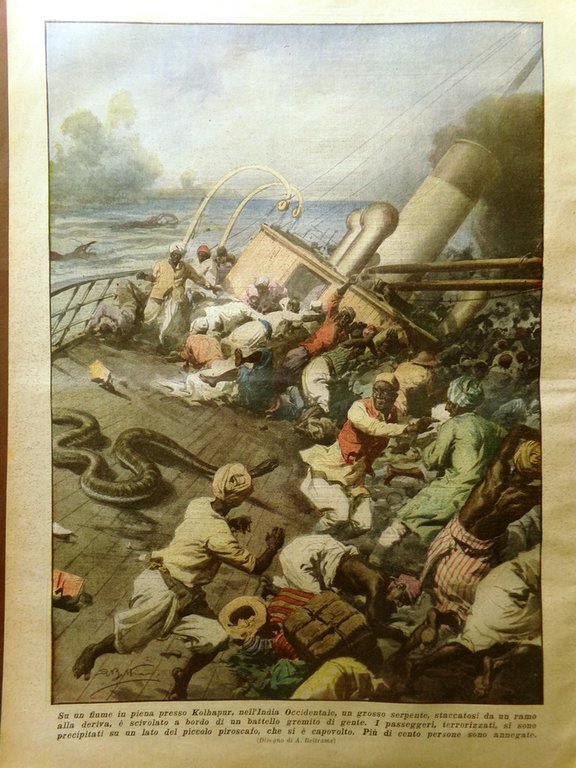 La Domenica del Corriere 28 Agosto 1932 Piccard Raffaello Vegetariani …