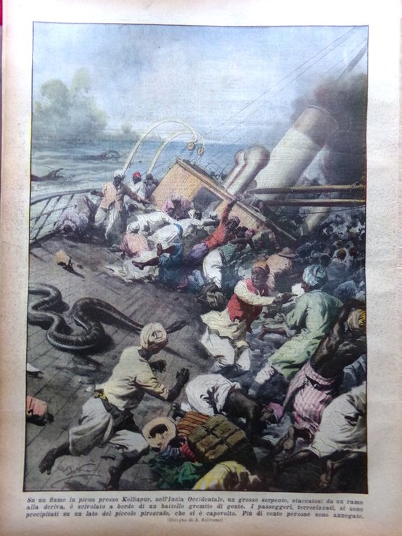 La Domenica del Corriere 28 Agosto 1932 Piccard Raffaello Vegetariani …