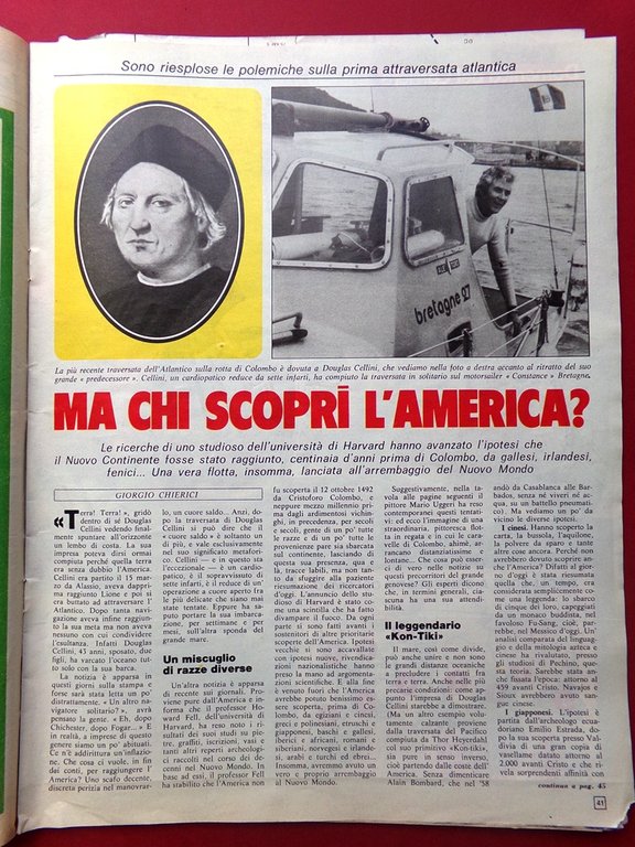 La Domenica del Corriere 28 Agosto 1975 Body Art Donaggio …